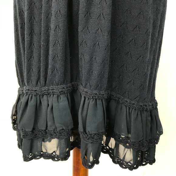 🍄BCBG Max Azria Tiered Hem Knit Tank Dress - Picture 4 of 8